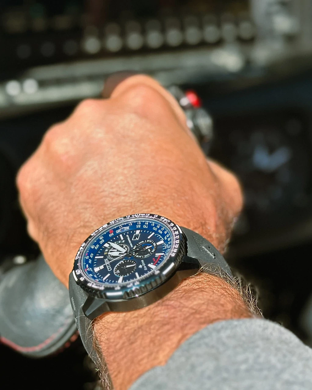 Promaster Air A-T Blue Dial Polyurethane Strap CB5006-02L | CITIZEN